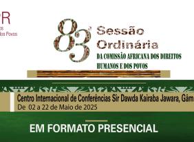 83ª sessão ordinária da comissão africana dos direitos humanos e dos povos