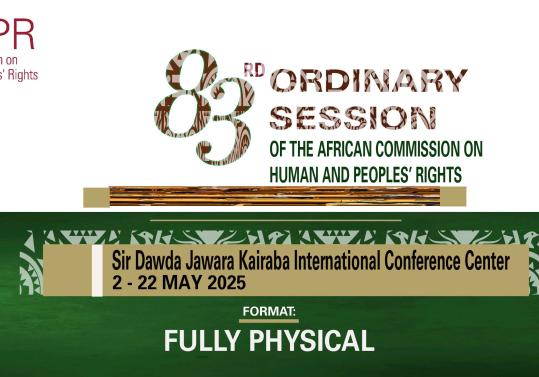83rd Ordinary Session of the African Commission on Human & Peoples’ Rights
