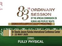 83rd Ordinary Session of the African Commission on Human & Peoples’ Rights