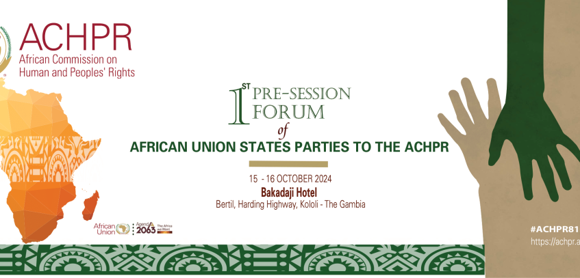 Pre-Session Forum of States Parties Banjul, October 15-16, 2024