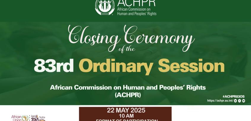 Closing Ceremony Banner 
